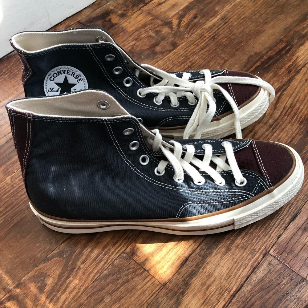 green and burgundy custom chuck 70s